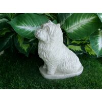 Cairn Terrior concrete statue 5x6x8.5" high