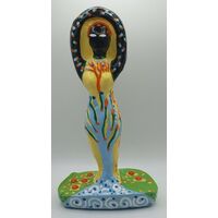 Oshun African Queen, front view (future casts will not be leaning, lol). Os