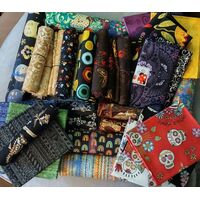 An assortment of fabrics for wings. Other colors and patters are available.
