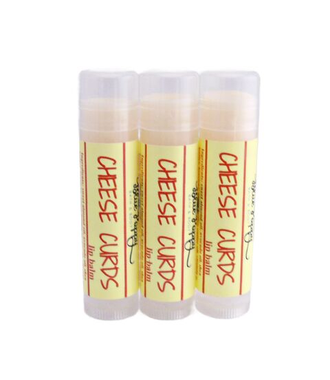 Cheese Curds lip balm