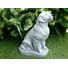 Golden Retriever concrete statue 9.75" tall Monochrome Grey pet Loss Gift and garden Decor