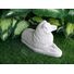 Australian Shepherd concrete statue in Alabaster 5x11x6.5" High Ships  Within 5 Days