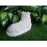 Australian Shepherd concrete statue in Alabaster 5x11x6.5" High Ships  Within 5 Days