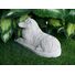 Australian Shepherd concrete statue in Alabaster 5x11x6.5" High Ships  Within 5 Days