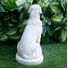 GOlden Retriever Concrete Statue in Alabaster 9.75" high garden decor and pet loss memorial gift