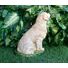 Custom painted Golden Retriever concrete Statue 9.75" high