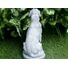 Golden Retriever concrete statue 9.75" tall Monochrome Grey pet Loss Gift and garden Decor