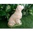 Custom painted Golden Retriever concrete Statue 9.75" high