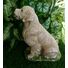 Custom painted Golden Retriever concrete Statue 9.75" high